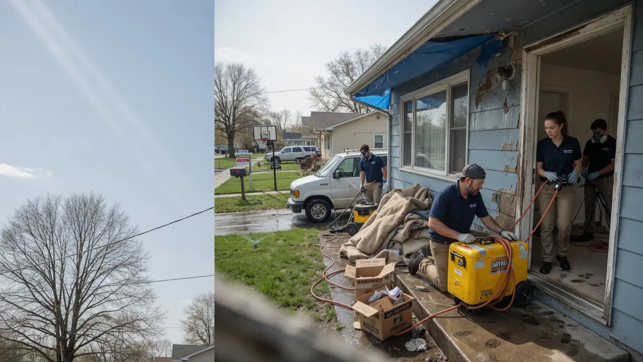 Basement Flood Cleanup in Hennessey, OK near me